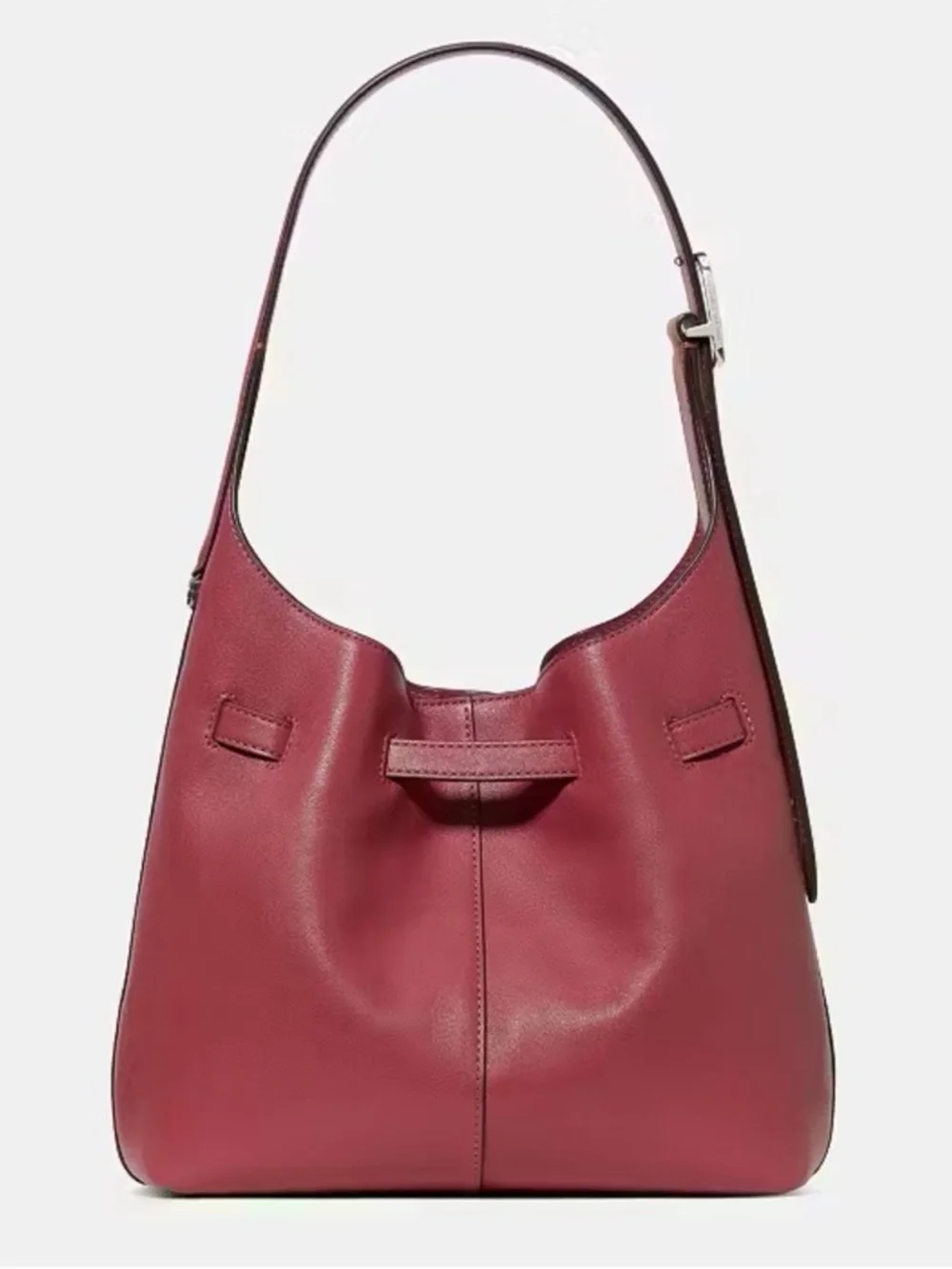 Kate Spade New York 454 Belted Large Shoulder Bag Red Jasper